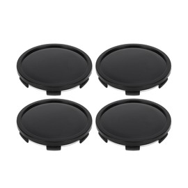 Hihaha Wheel Center Caps Hub Caps Rim Center Caps Wheel Caps Hubcap Center Covers Durable and Stylish Plastic OD: 65mm/2.56" 1 Pc Black