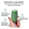 Mascarilla Facial En Barra Extracto Te Verde Berenjena