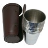 Gamekeepers Cottage gifts Butcher Pig 1-10 Numbered Cups in Brown