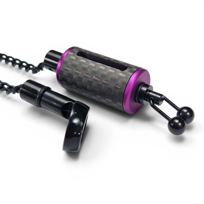 TJR Tackle 3 Purple Ultimate Carbon Fibre Bite Indicators bobbins