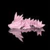 Tumbler Straw Buddy Dragon Guardian Straw Figurine 3D Printed:_Ice