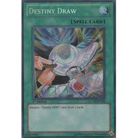 YU-GI-OH! - Destiny Draw (LCGX-EN145) - Legendary Collection 2 - 1st Edition - Secret Rare