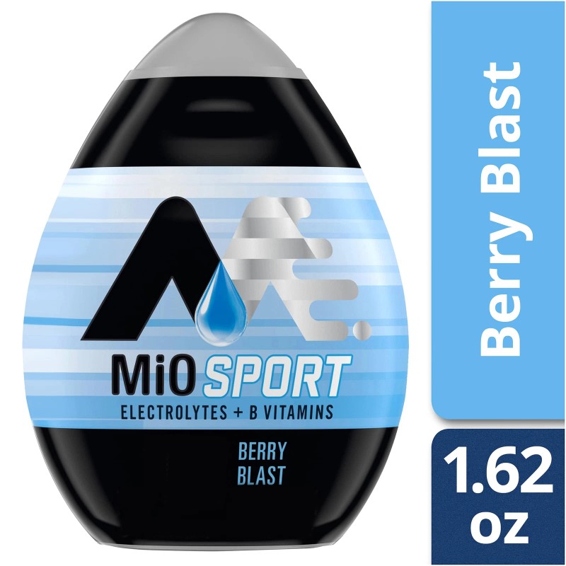 MiO Sport Berry Blast Liquid Water Enhancer Electrolytes B Vitamins