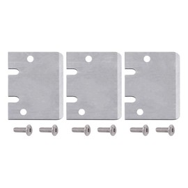 3pcs Blade for Bambu Lab Scraper, 3D Printer Accessories, SK5 Steel Scraper Tip Blade with Screws for Bambu Lab Build Plate Scraper