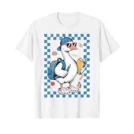 Back To School Boy School Funny School Goose T-Shirt