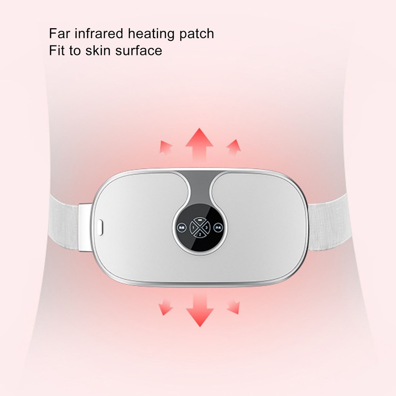 Portable Cordless Heating Belt for Cramps 3 Heat Levels Rechargeable