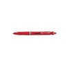 Pilot Acroball Retractable Ballpoint - Pure White/Red (Box of 10)