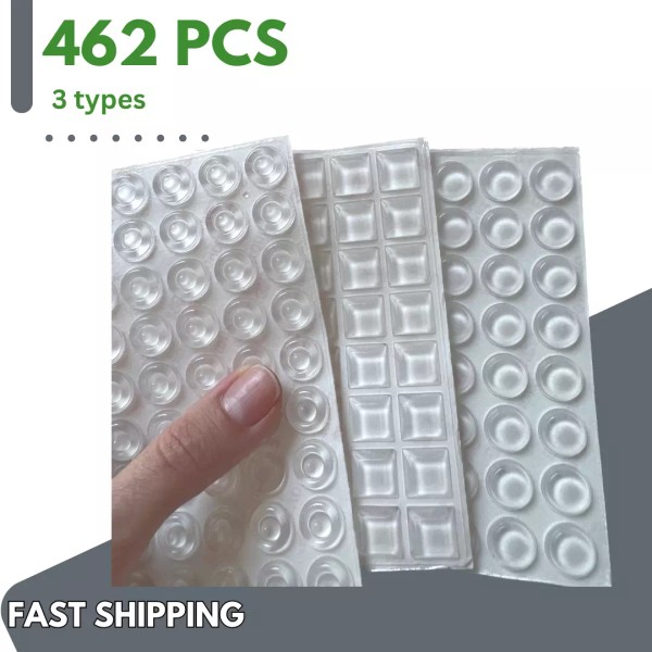 Unbranded Furniture Bumpers Door Drawer Pads Clear Picture Framing Silicone