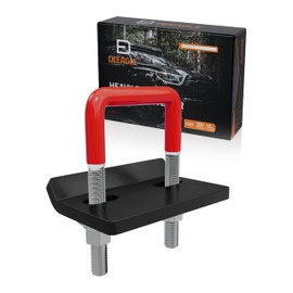 DEEAGLE Hitch Tightener Anti Rattle Stabilizer for 1.25" to 2" Trailer Hitches Reduce Movement On Hitch Mount Cargo Carrier Bike Rack Boat, RV Accessories, Red & Black