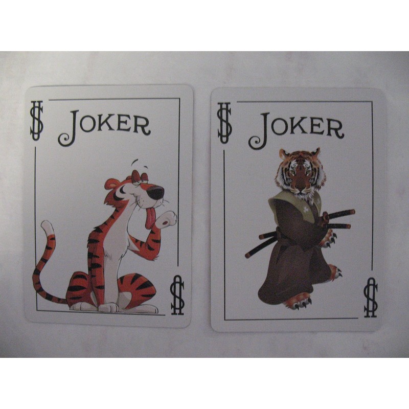 Bicycle Tiger Deck Playing Cards - Tiger Skin Back Design