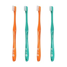 [Made in Japan] Glossy White (Glossy) Finishing Polishing Toothbrushes x 4 Pieces, S (Soft), Finish Polishing, Finish, Dental Clinic Handling