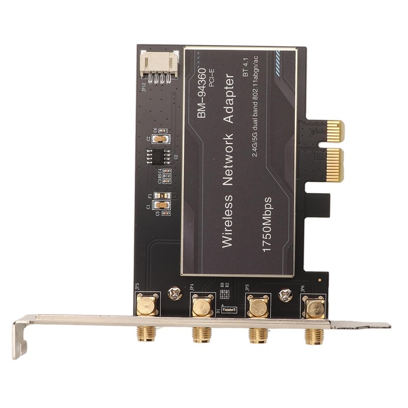 PCIe Network Adapter 2.4G 450Mbps 5G 1300Mbps 4 Antennas Standard