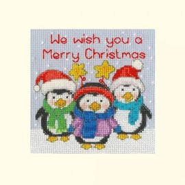 Bothy Threads Counted Cross Stitch Kit - Penguin Pals