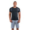 DEVOPS 3 Pack Men's Athletic Short Sleeve Compression Shirts (Medium,