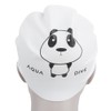 2Pcs Silicone Swimming Cap Hat Cartoon Cute Universal Type for