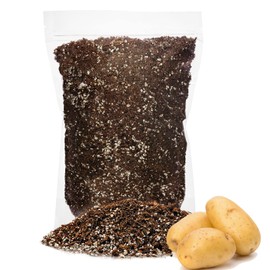 GARDENERA Premium Organic Potting Soil - 5 Quart - The Ideal Growing Medium for Delicious and Nutritious Homegrown Potatoes