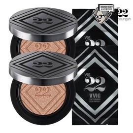 Jo Sung Ah 22 윤광커버조성아 대왕쿠션 시카앰플 (본품+리필) 1 + 1 Yoon Glow Cover Jo Sung Ah Big Cushion Cica Ampoule (Main Product + Refill) 1 + 1