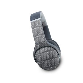 MightySkins Carbon Fiber Skin Compatible with Skullcandy Crusher Evo Wireless - Gator Back | Protective, Durable Textured Carbon Fiber Finish | Easy to Apply | Made in The USA