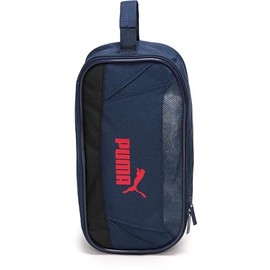 Puma Active Shoe Case, S 079031 24 Fall Winter Color, Club Navy, Club Red (10) ONE SIZE, Fall and Winter 24 Colors: Club Navy/Club Red (10)