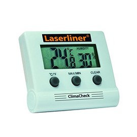 Laserliner ClimaCheck 082.028A Humidity Meter (Hygrometer) 20% 99% RH Calibrated Factory Standard (Oh, One Size, Multi