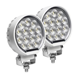 White Led Lights Pods, 112W Waterproof Boat Marine Lights