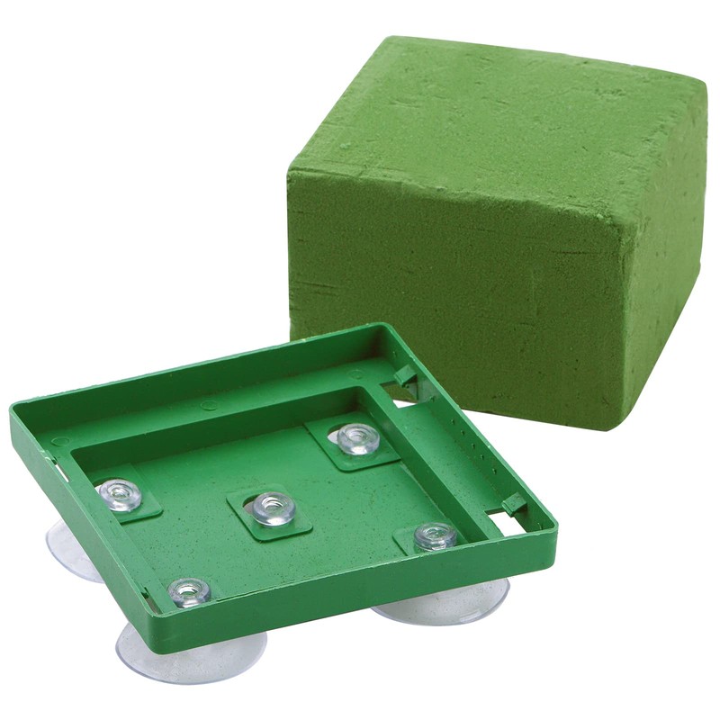 Lyellfe 8 Pack Square Floral Foam Cage, Floral Foam Blocks
