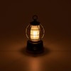 Logos 74175020 Bamboo Cabin Lantern, Black, Approx. Width 4.9 x