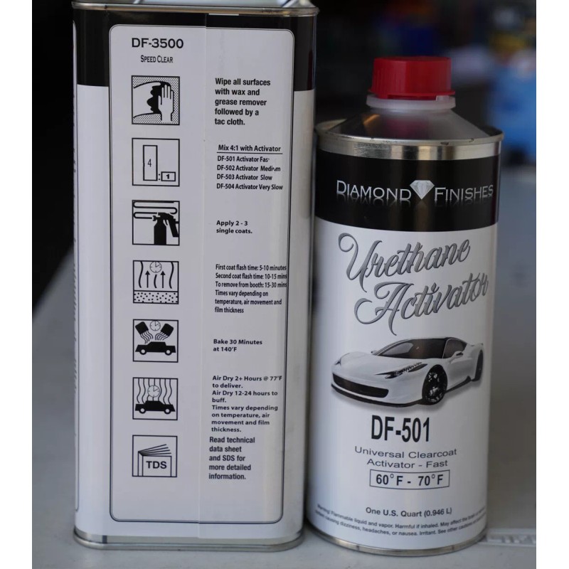 Diamond Finishes Speed Diamond DF-3500 4:1 2K Auto Clear Coat