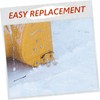 KONTONTY Plow Shoes for Snowplow Base Metal Adjustable Plow Feet