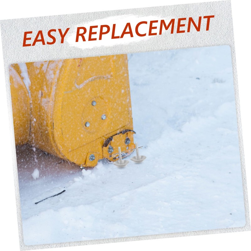 KONTONTY Plow Shoes for Snowplow Base Metal Adjustable Plow Feet