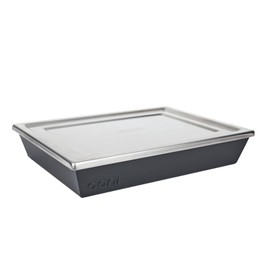 ooni Detroit-Style Pizza Pan 13 x 10 Inch - Rectangular Deep Dish Pizza Pan with Lid, Non-Stick Aluminum Pan, Rectangle Baking Pan & Proofing Tray