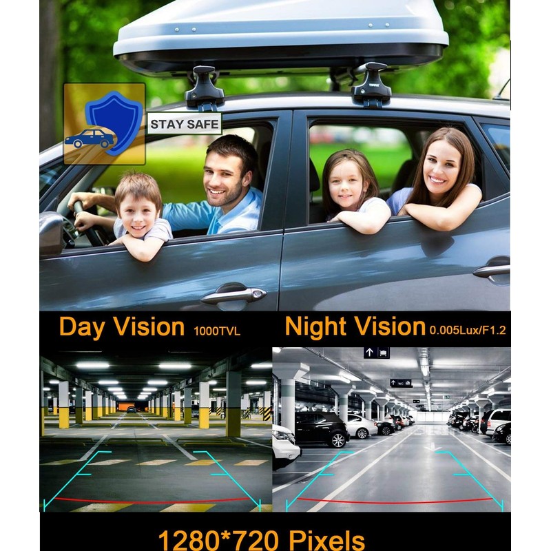 Colour Reversing Camera Integrated into Number Plate Lighting LED Number