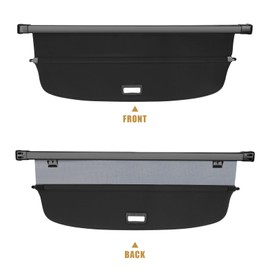 Vinomkii Cargo Cover Retractable Fit for VW Volkswagen Tiguan 2018 2019 2020 2021 2022 2023 2024 for Retractable Trunk Rear Security Cover Shielding Shade