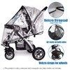 Stroller Rain Cover,Universal Stroller Accessory,Waterproof, Windproof Protection,Protect from Dust Snow,Baby