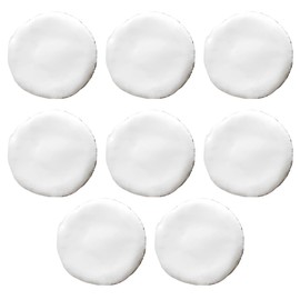 UHANBUT 8PCS 4 Inch Polishing Pad, Round Car Orbital Detailing Polishing Pad with Hook & Loop Design, Soft Microfiber Buffing Wheel for Vehicle Sealing Glaze, Waxing (4 Inch)