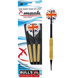 Bull´s 16048 BULL'S Mach Soft Dart 18g, Gold
