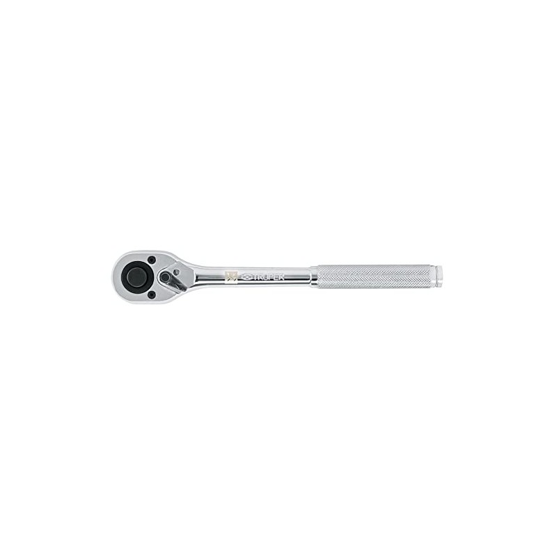 Truper M-1249, Matraca liberación rápida, cabeza de pera, cuadro 1/2"