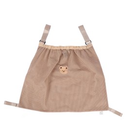 Storage Bag Polyester Fiber Waterproof Multifunctional Stroller Organizer Diaper Bag Khaki