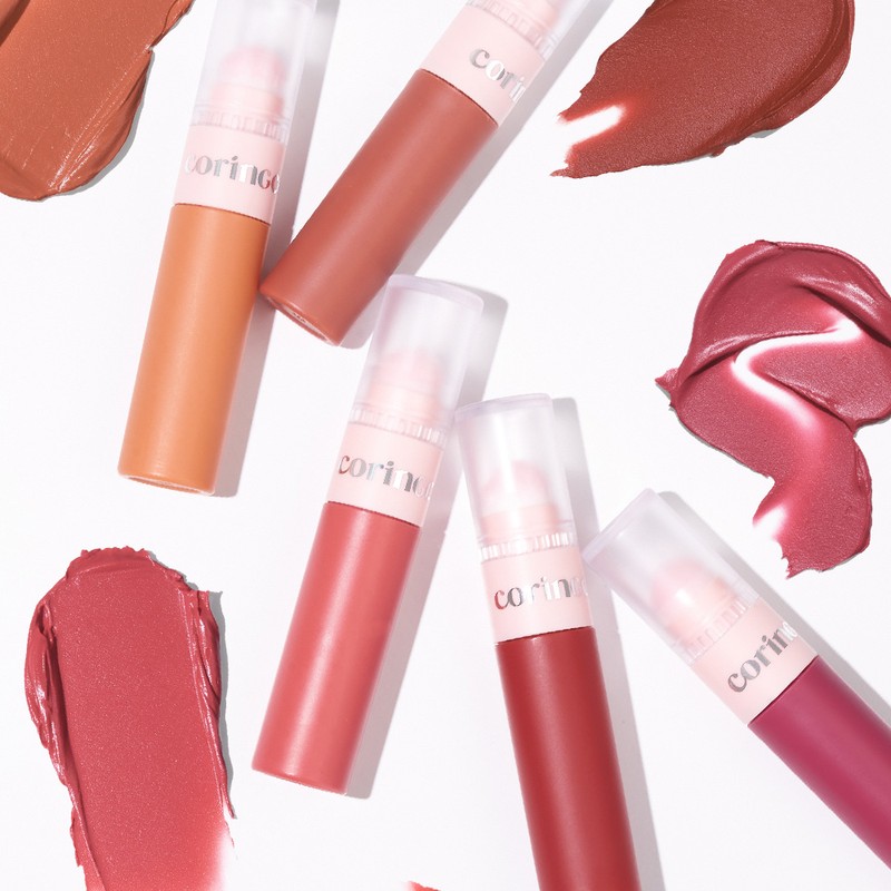 Coringo [Corinco] Matte Velvet Lip Tint Daily Set of 2