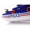 LiteHawk RC Toy Marine Unit Police Boat, Sprays Water from