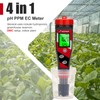 UIUZMAR Digital pH Meter pH TDS EC Meter for Hydroponic