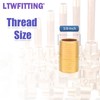 LTWFITTING Assortment Kit 1/8-Inch 1/4-Inch 3/8-Inch 1/2-Inch 3/4-Inch NPT Male