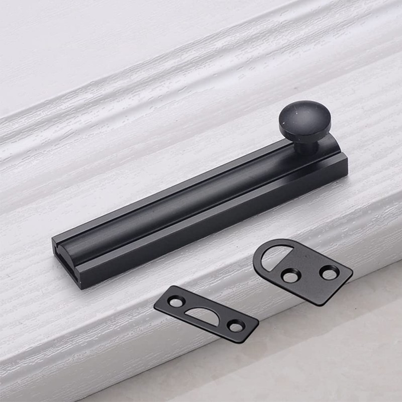 Slide Surface Door Bolt, Heavy Duty Solid Brass Concealed Surface