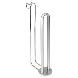 iDesign Forma Brushed Stainless Steel Over-the-Tank Toilet Paper Holder - 10.25" x 4.75" x 2"