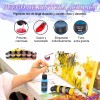 DREAMINHEART Kit De Pintura Acrílica De 24 Colores, 60 Ml