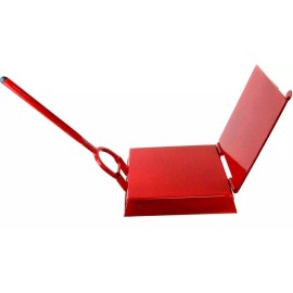 always-quality Made in Mexico Red Manual Flower/Corn All Metal Tortilla Maker Press 10x10 in...