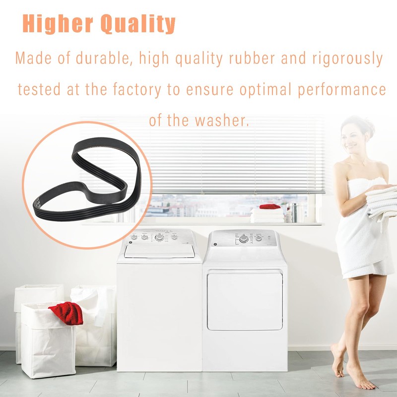 Fits General Electric Washer Drive Belt AP6024314 PS11736832 WH01X24180