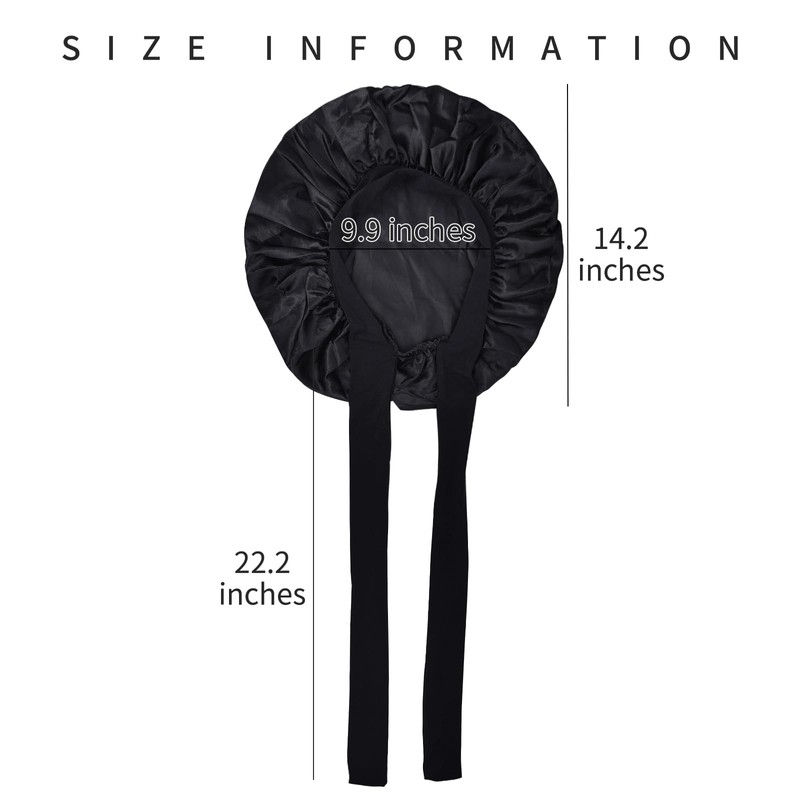Single Layer Hair Bonnet for Sleeping,Silk Bonnet for Sleeping Women,Satin