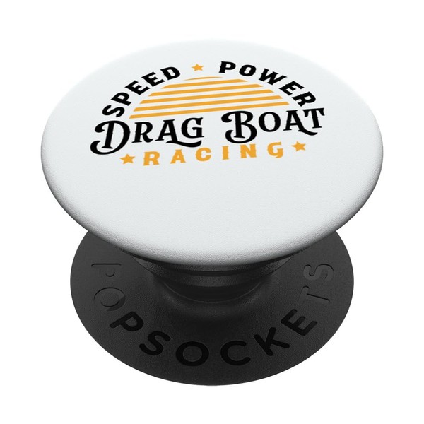 Drag Boat Racing Racer Speed Boat Driver Legend PopSockets Standard