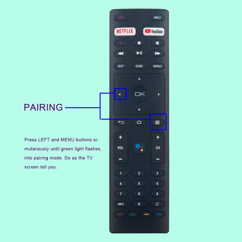 Replacement Remote Control for DYON SMART TV 32 AD, SMART